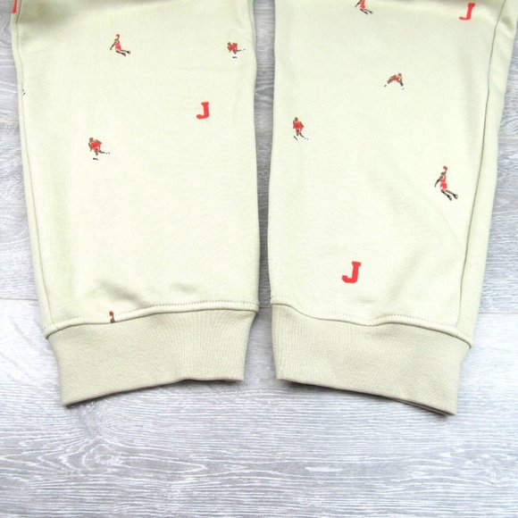 Jordan Essentials French Terry Pants Mens Size XL Rattan Beige NEW - Picture 9 of 13